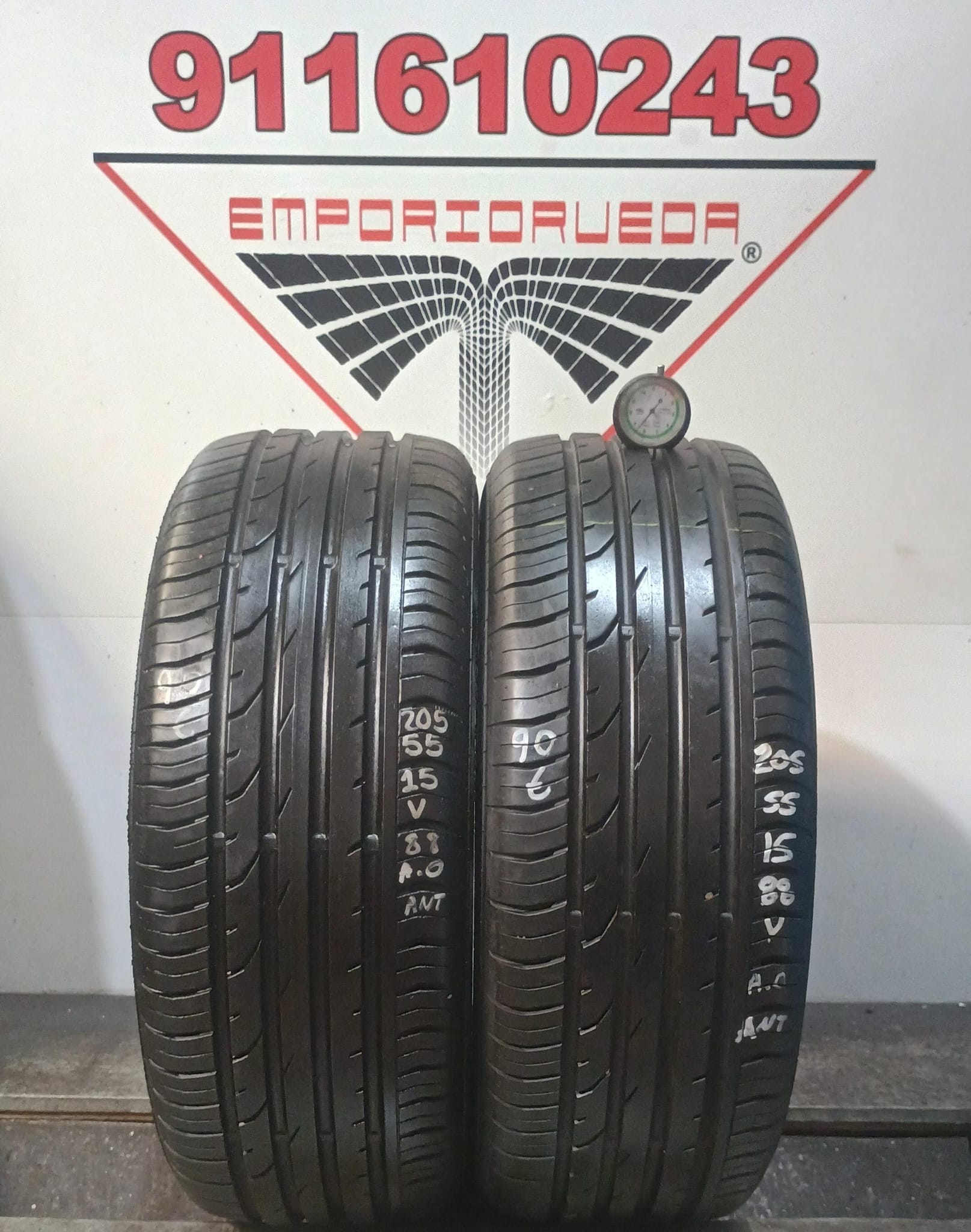 CONTINENTAL CONTIPREMIUMCONTACT 2 USADO  205/55 R15 88 V
